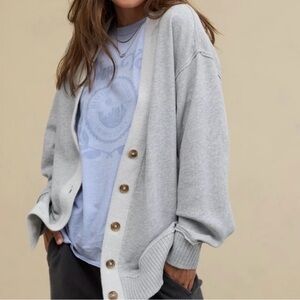 Aerie French Terry Cardigan